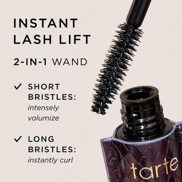 Tarte Lights, Camera, Lashes 4-in-1 Black Mascara In a purple tube W/ gift bag - Picture 9 of 9